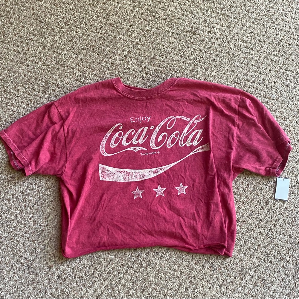 Vintage coke WI crop top NWT